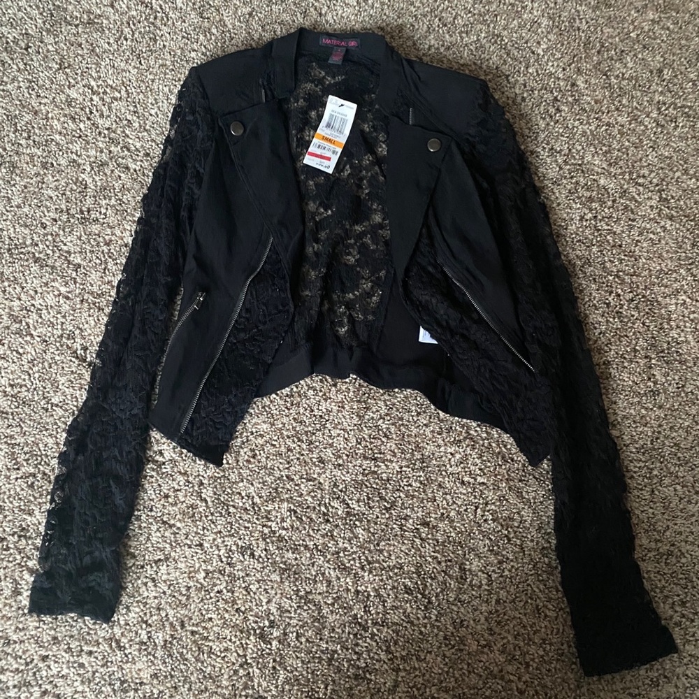 Material Girl size small back lace jacket